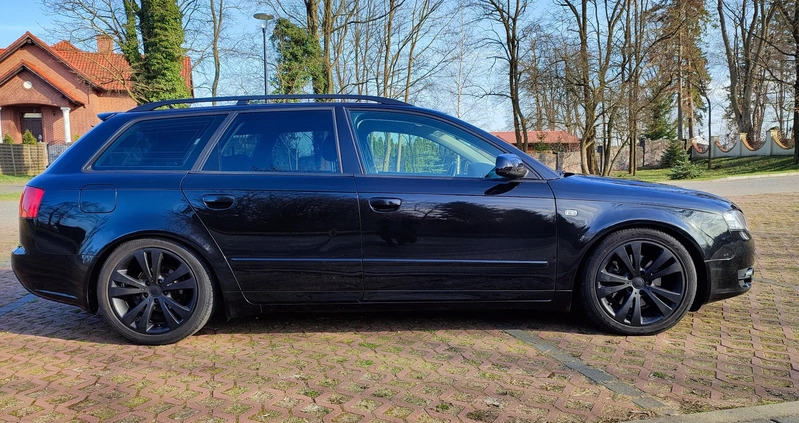 Audi A4 cena 19900 przebieg: 261000, rok produkcji 2007 z Czarne małe 529